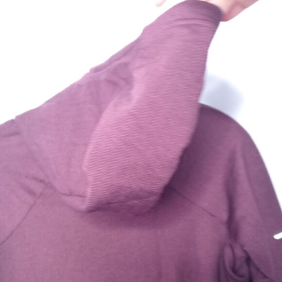 Mondetta burgandy pullover sweatshirt with hoodie - Picture 8 of 8